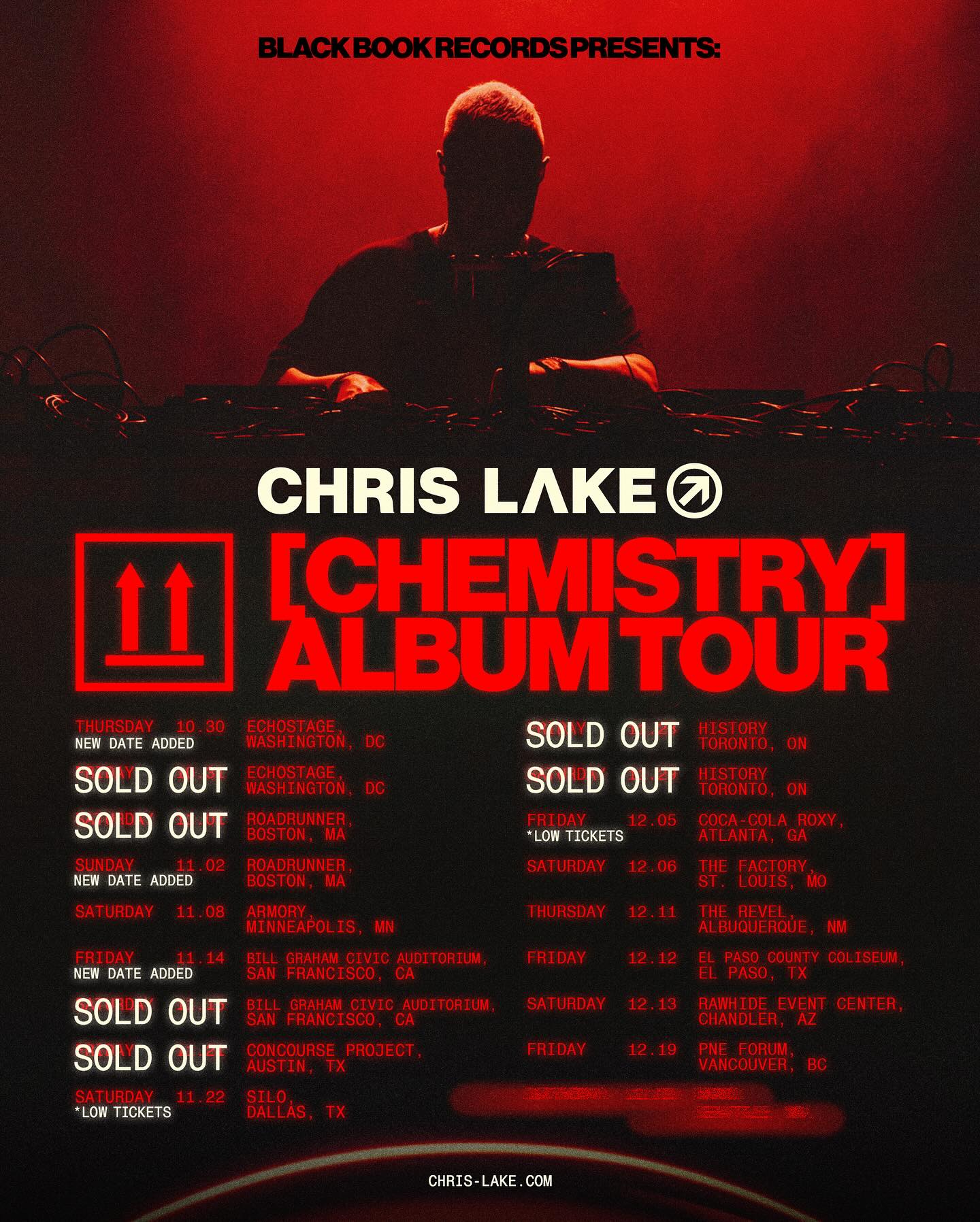 Chris Lake Tour Poster 2025